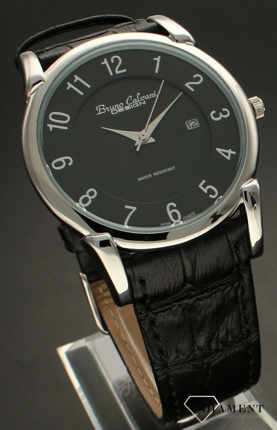 Zegarek męski Bruno Calvani BC2585 na czarnym pasku jpg.jpg